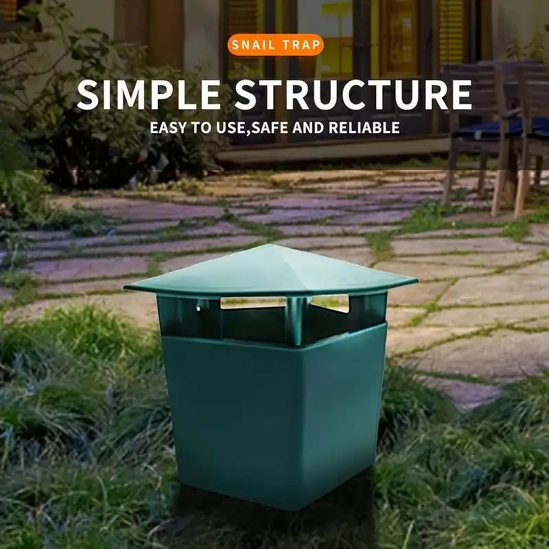 [High-Quality Snail Trap] Durable High-Quality Snail & Slug Trap - Safe Plastic Cage for Vegetables and Flowers