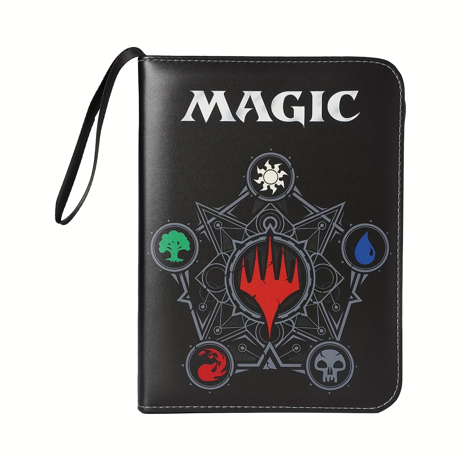 4 ポケット トレーディング カード バインダー アルバム ホルダー ページ フォルダー プロテクター マジック トレーディング カード TCG - 3 リング ジップ MTG カード バインダー アルバム