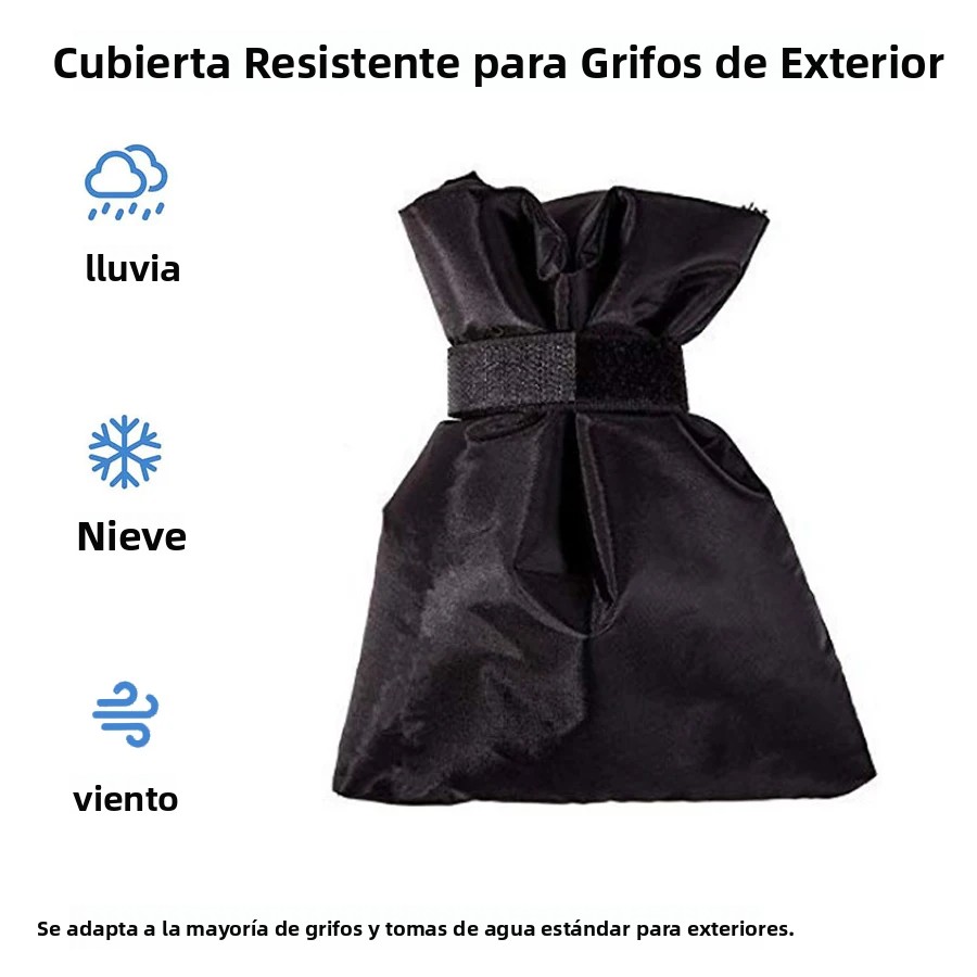 Cubierta para grifo al aire libre, aislamiento de protección contra congelación de invierno para grifos de agua, Protector para grifos de jardín