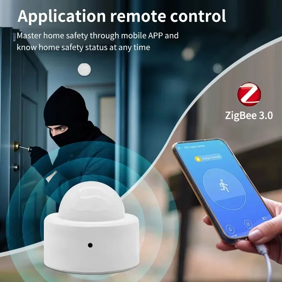 Tuya Zigbee 3,0 Smart Pir Motion Sensor Bewegung Menschlichen Körper Infrarot Detektor Sicherheit Alarm Sensor Funktioniert Mit Home Assistant