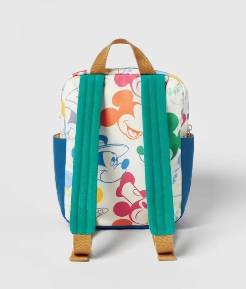 Disney 2025 Neue Mode kinder Schule Tasche Student Multifunktionale Rucksack Farbe Passenden Mickey Maus Druck Rucksack