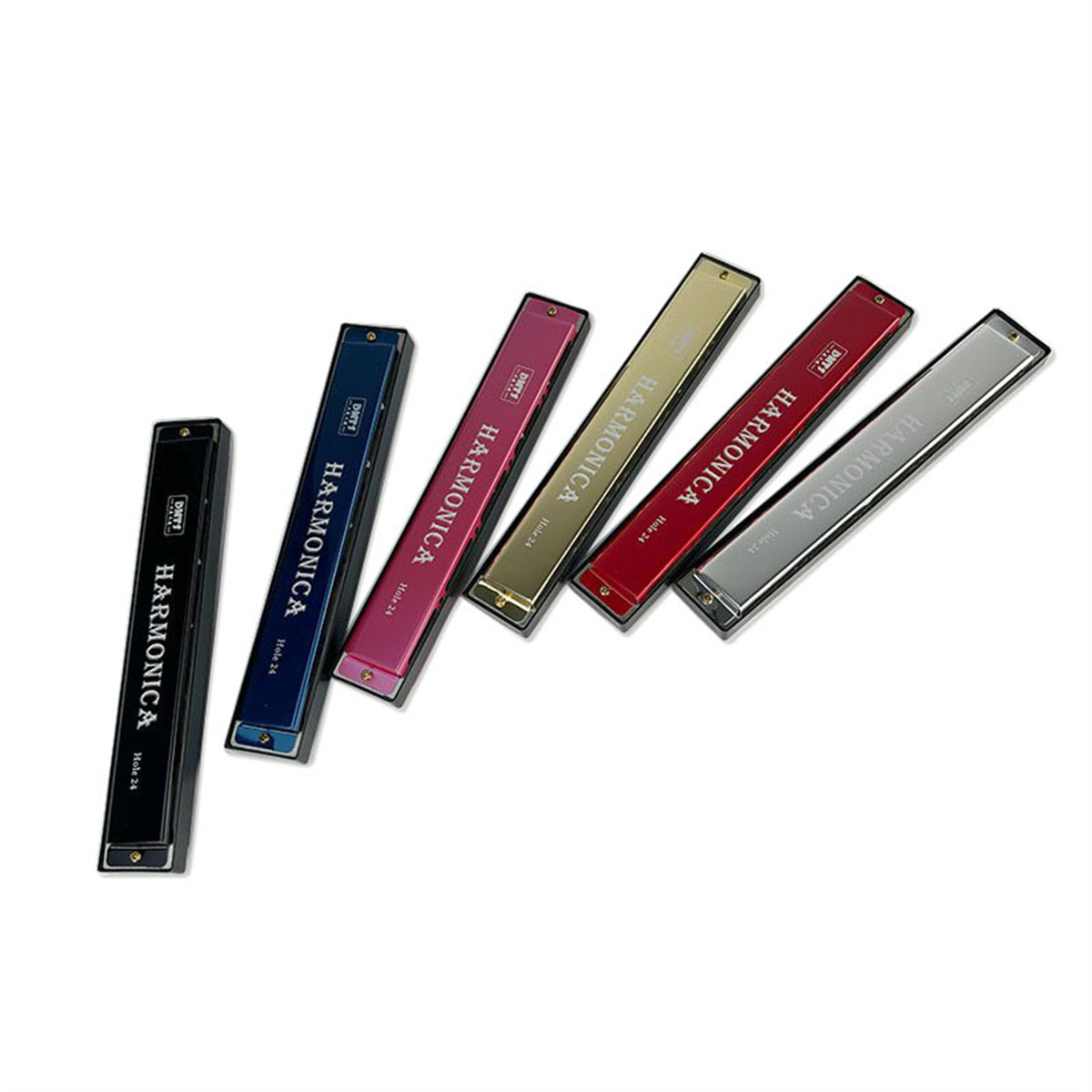 MIwayer 24 Hole Harmonica Professional Harp Armonica Key of C for Music Student Teacher Beginner Gift