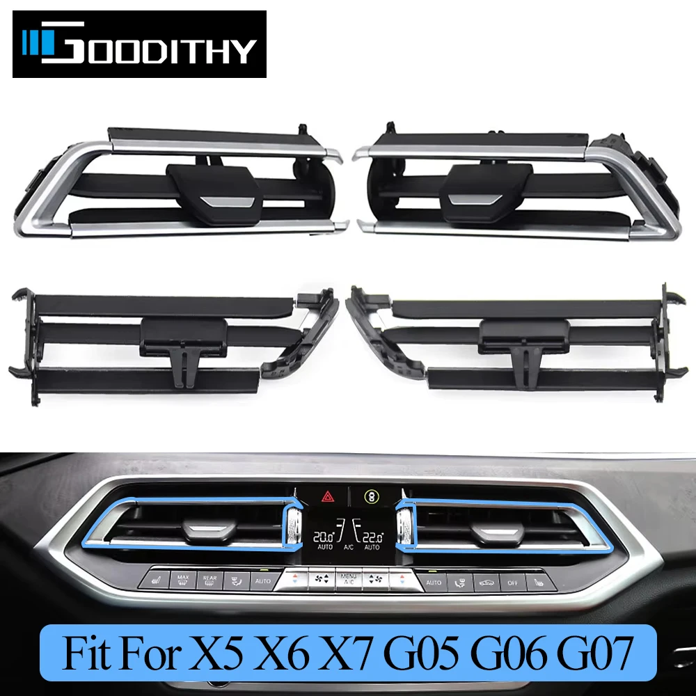 Kit de reparación de Clip deslizante de hoja de aire acondicionado para rejilla de ventilación de CA media delantera izquierda derecha de coche para BMW X5 G05 X6 G06 X7 G07 64119458543
