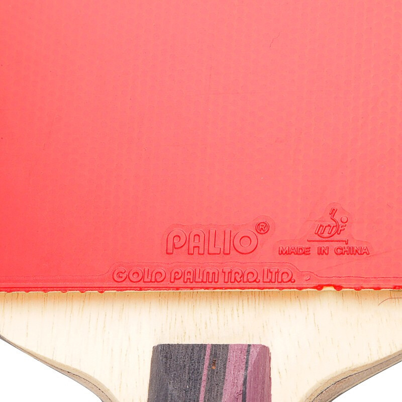 PALIO – raquette de Tennis de Table en carbone 3 étoiles, originale, avec boucle en caoutchouc CJ8000, batte de Ping-Pong Offensive Spin Attack avec sac