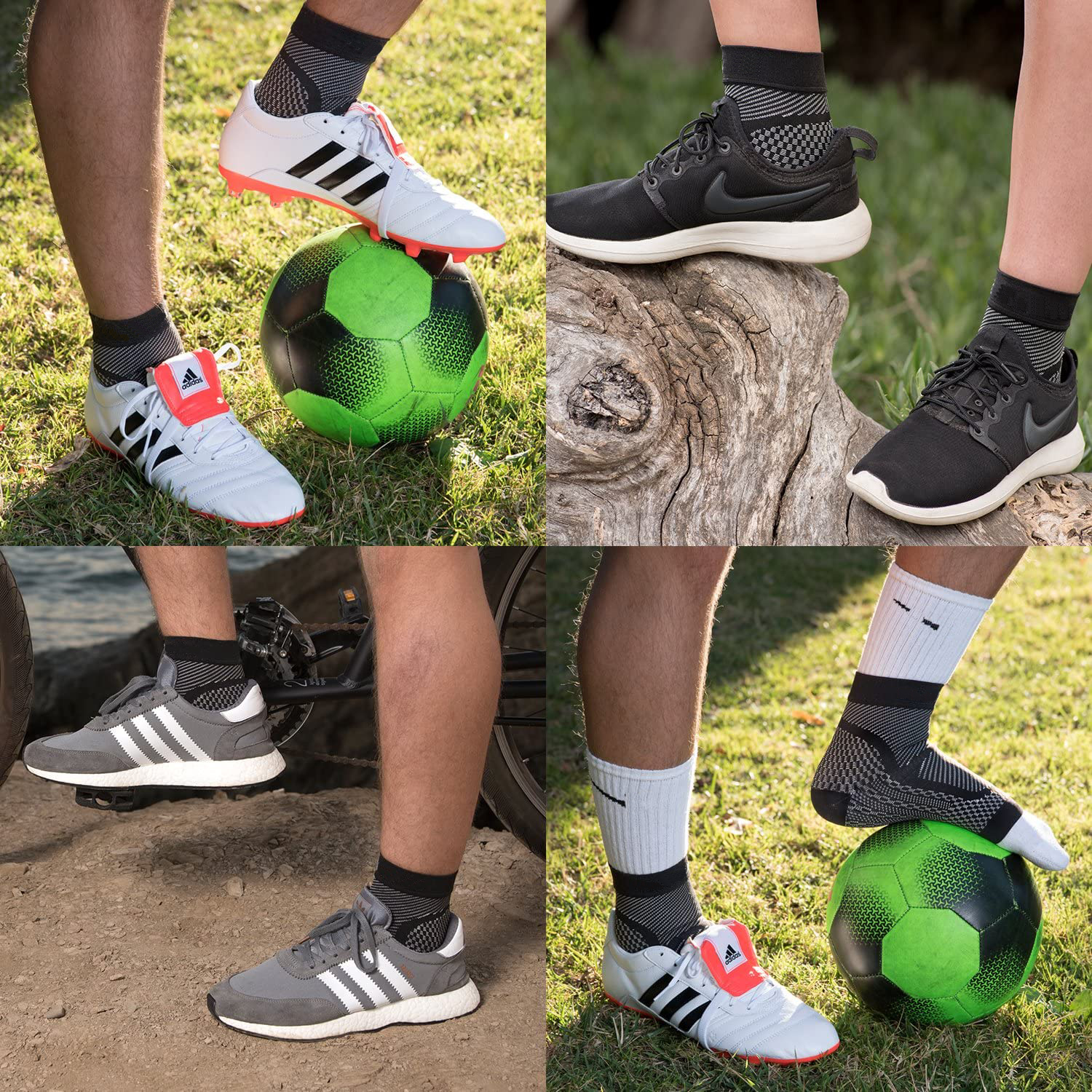 Manguito de compresión para tobillera, alivia la Tendonitis de Aquiles, dolor articular, 1 par Calcetín para fascitis Plantar con soporte para el arco del pie