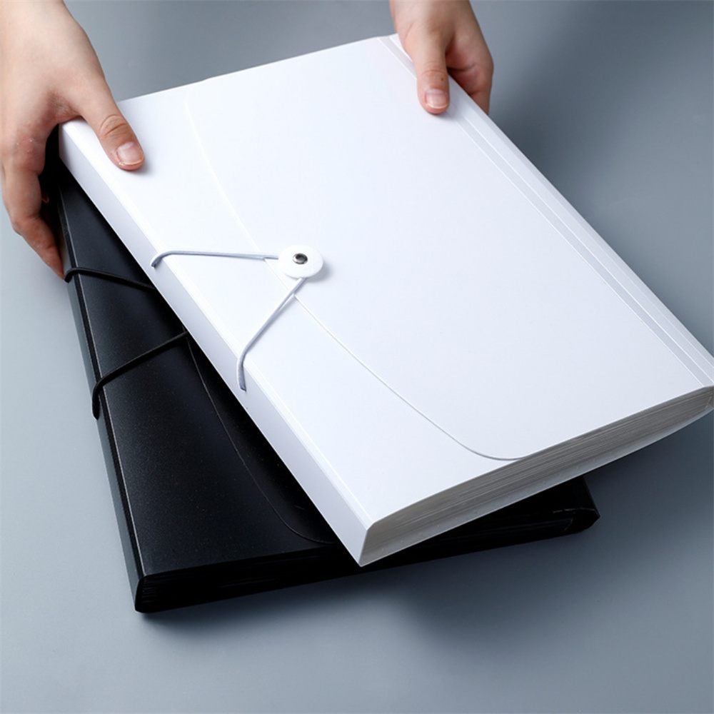 A4 Large Capacity File Folder Multi-Layer Expanding Sorting Storage Bag Folder Desktop Document Contract Paper File Organizer