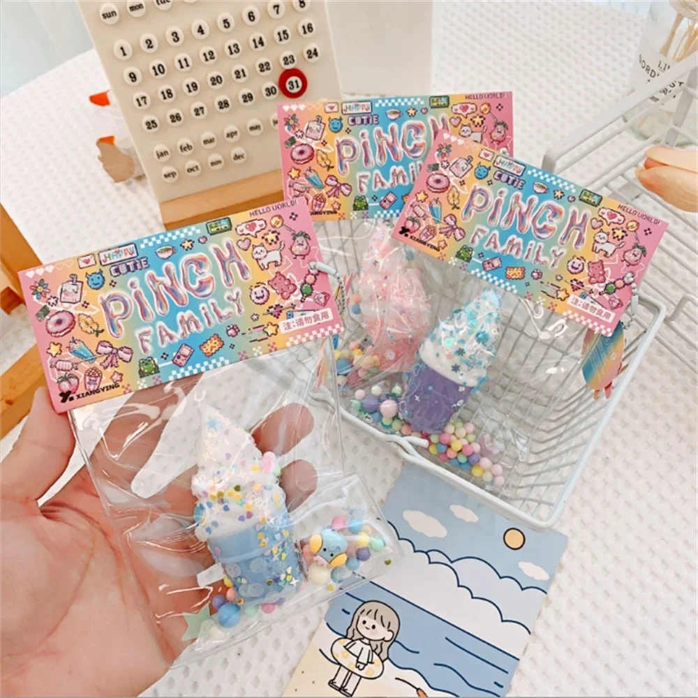 เค้กอาหารความเครียดบรรเทาบีบปาร์ตี้เด็ก Fidgeting เด็กผู้หญิงนุ่ม Super Shapeable Pinch ของเล่น Party Favors คริสต์มาสฮาโลวีน