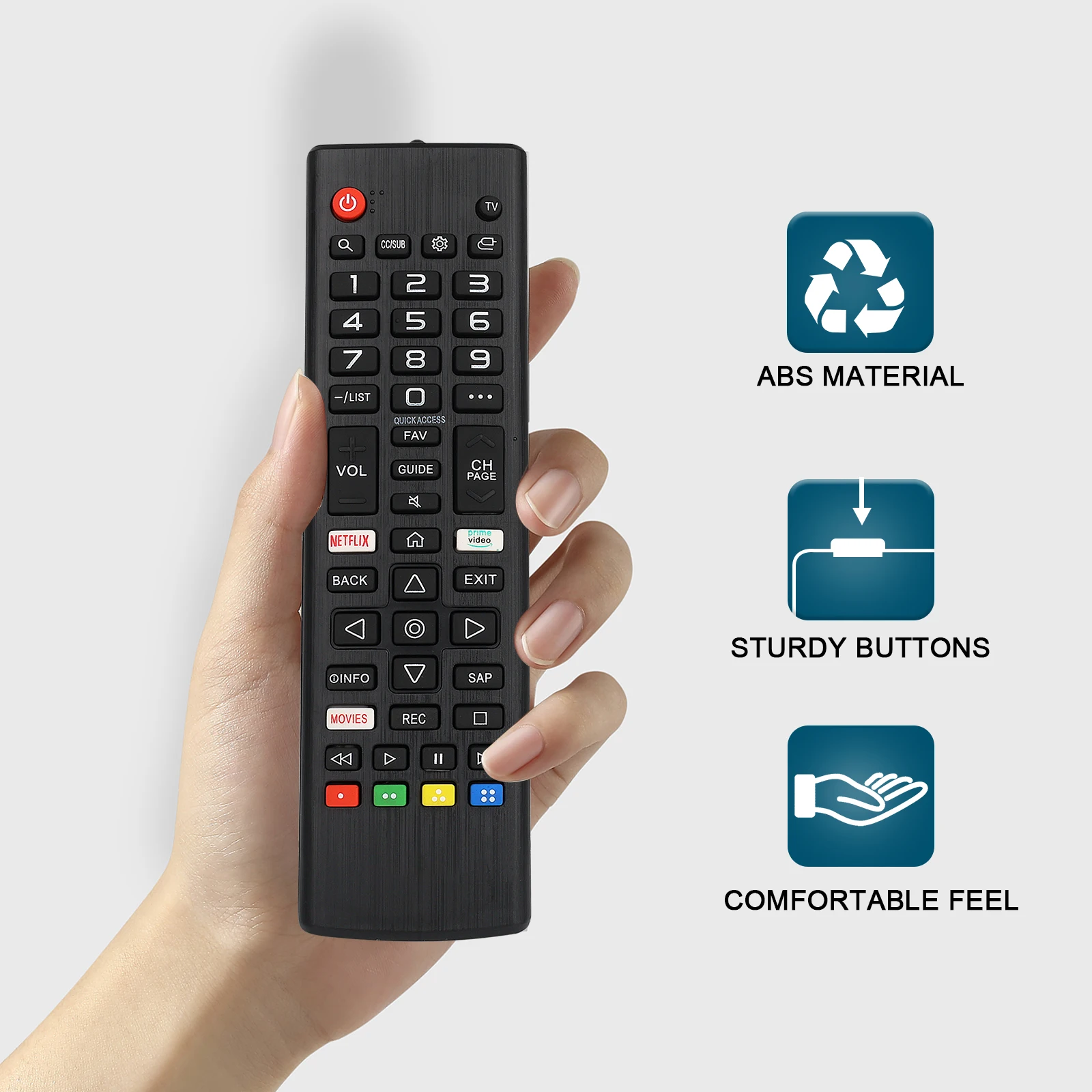 Fernbedienung für Fernseher Akb 75675304     Für LG Smart TVs kompatibel mit TV-Modellen 32Lm5620Bpua 32Lm570Bpua 32Lm620Bpua 32Lm630B