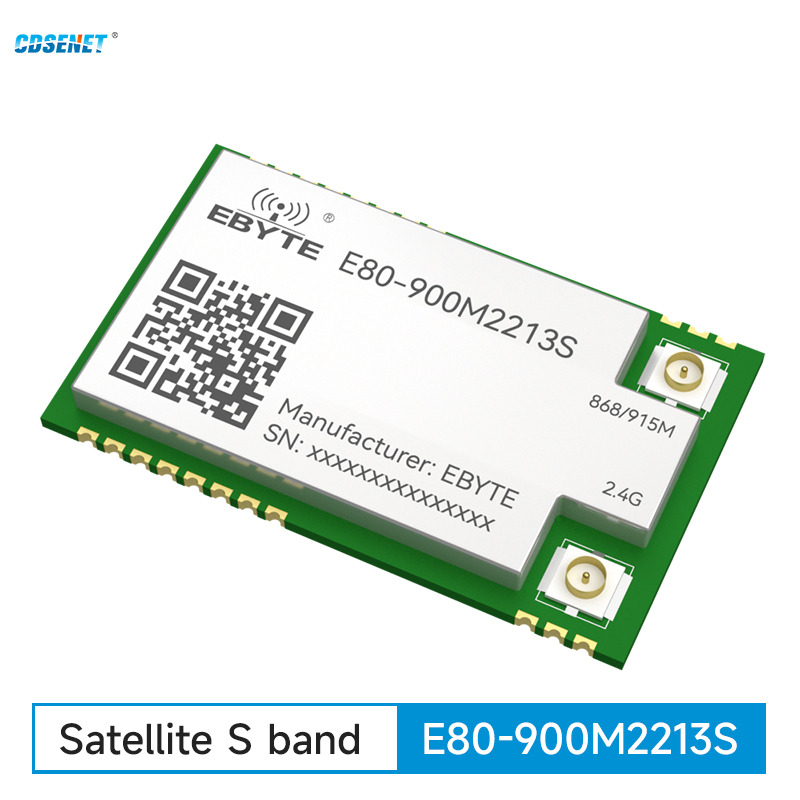 Lr1121 lora Spread Spectrum Modul Dualband 868MHz 915MHz 2,4g smd tcxo cdsent E80-900M2213S spi rf Modul sub-g