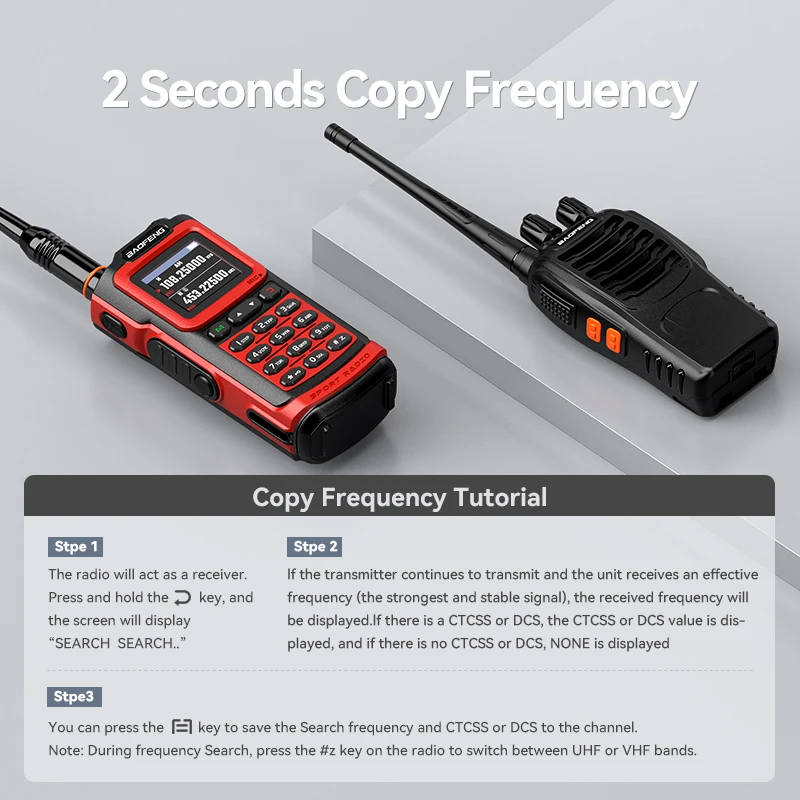 Baofeng UV-20 Walkie Talkie banda completa AM FM copia inalámbrica frecuencia tipo C 999CH VHF UHF Ham de largo alcance Radio de 2 vías UV-G30 Pro V1