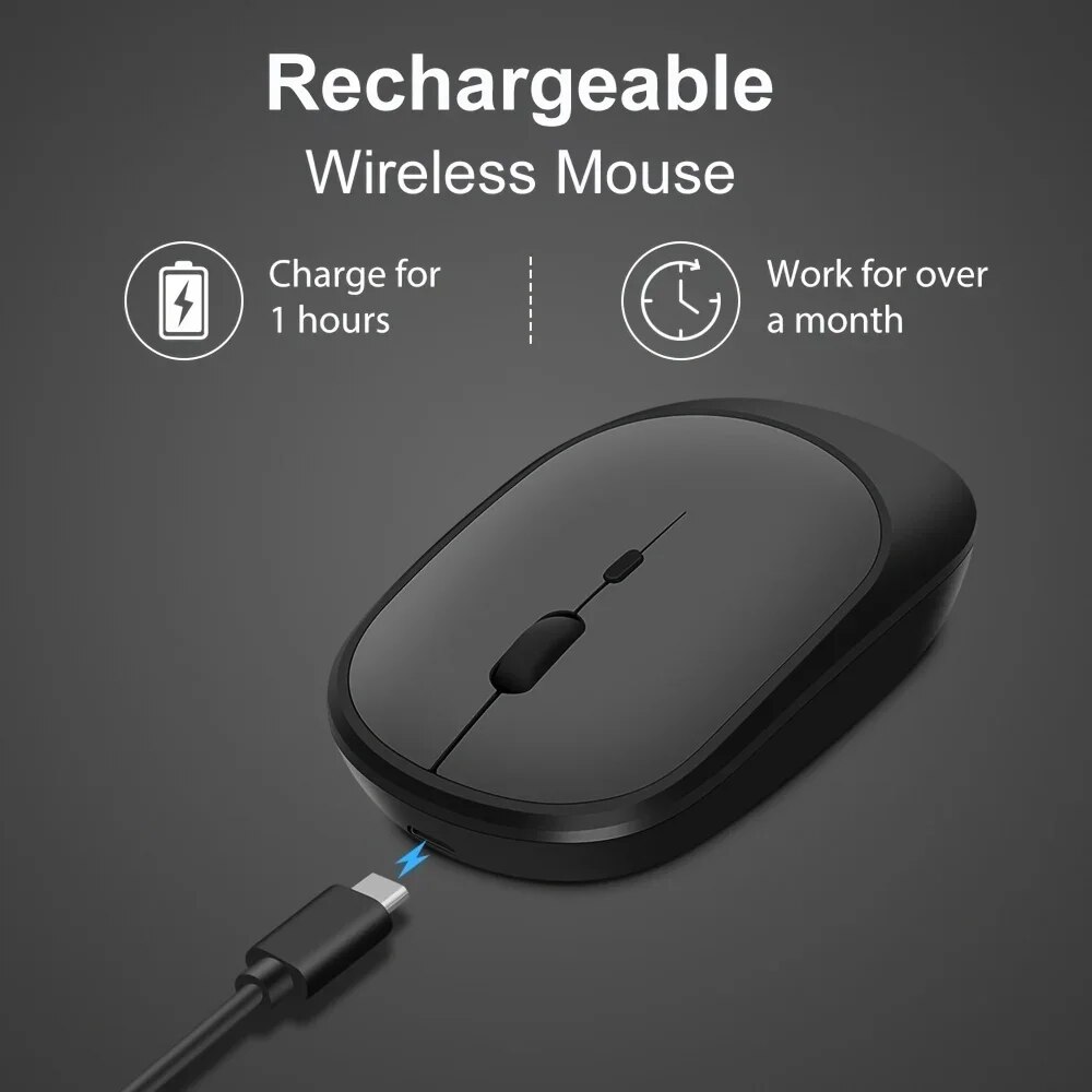 Souris de jeu sans fil graphite Gh, Bluetooth, ultra-faible consommation d'énergie, modes touristes, compatible avec PC, Mac, growLapmedicats, muet