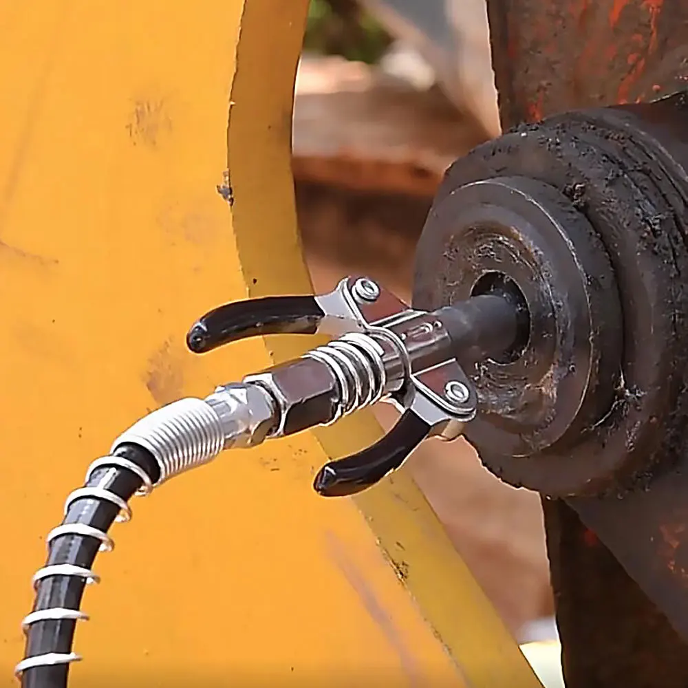 10000 PSI NPTI/8 ปืนจาระบี Coupler ปั๊มน้ํามัน QUICK RELEASE Grease TIP เครื่องมือรถเข็มฉีดยาน้ํามันหล่อลื่น TIP Repair Accessorie น้ํามันหล่อลื่น