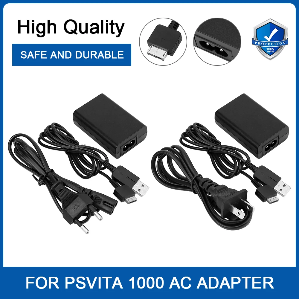 Ładowarka ścienna EU/US Plug Home Zasilacz sieciowy Przewód zasilający do Sony PSP/PSV Host ACCU PSP1000/2000/3000 Źródło zasilania i gra