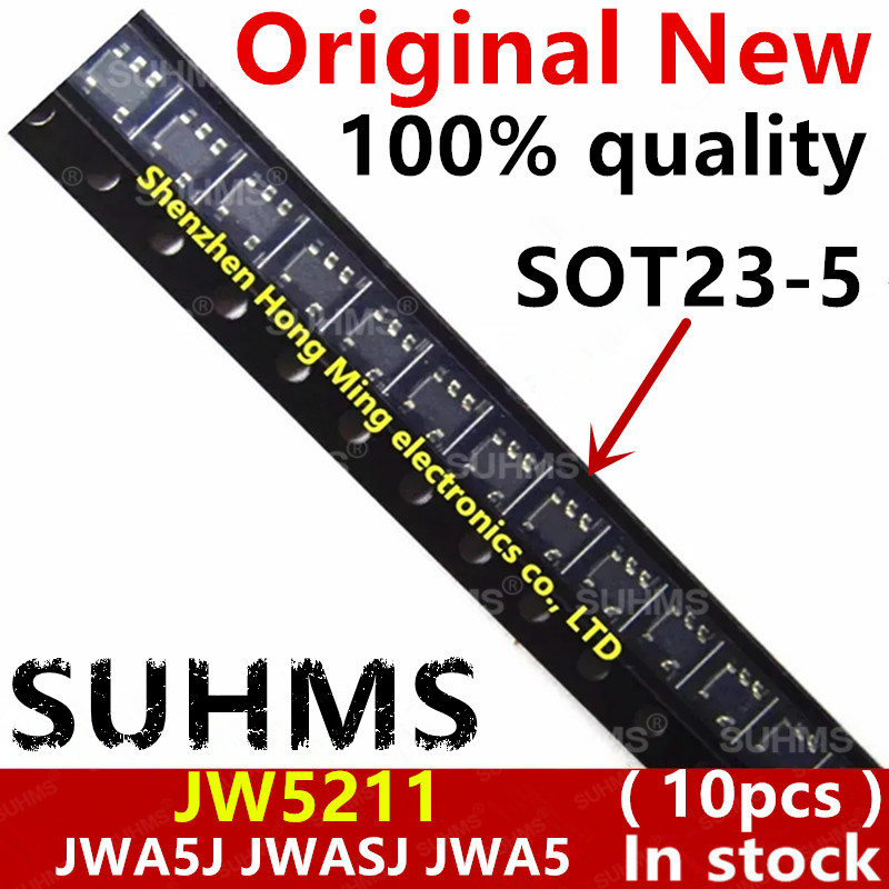 (10 Stück) 100 % neu JW5211 JWA5J JWASJ JWA5 sot23-5