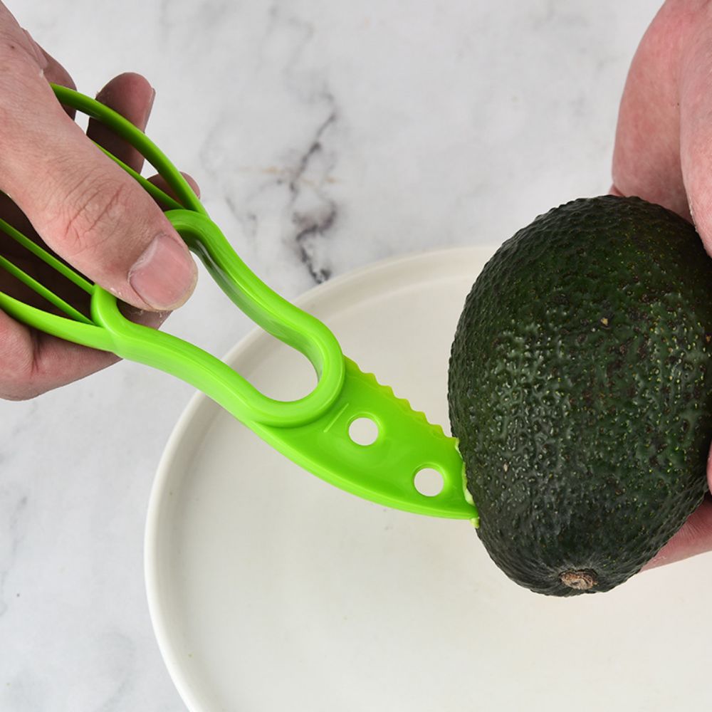 Avocado Separator Household Slicer Avocado Peeling Cut Pulp Scraper Plastic Avocado Knife Kitchen Tool