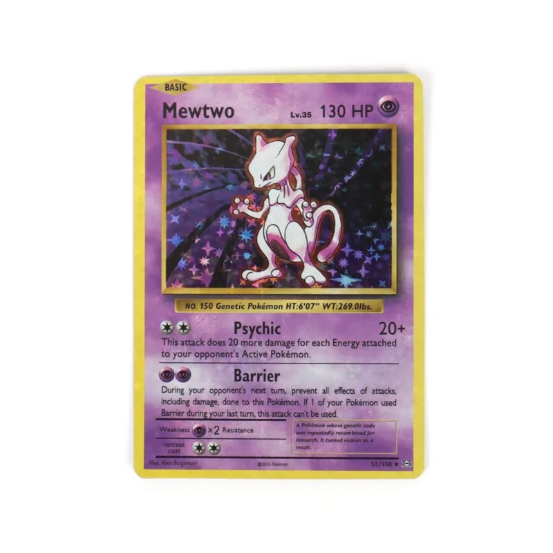 1996 1st Edition Pokemon Flash Cards Charizard Blastoise Venusaur Mewtwo Game Collection PTCG Proxy Cards