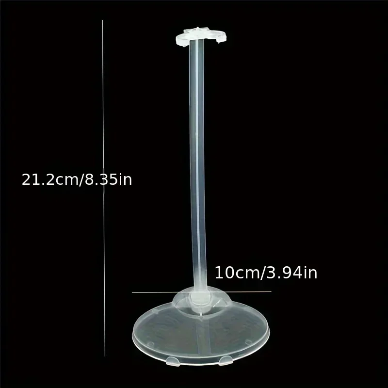 10PCS Transparent Stehen Unterstützung Für Puppen Klare Farbe Spielzeug Figur Display Halter Prop Up Mannequin Modell