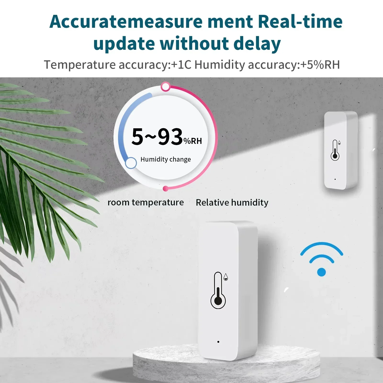 Zigbee Smart Home Automation Tuya Slimme temperatuur-vochtigheidssensor Real-time app-waarschuwing Afstandsbediening Alexa Google Assistant