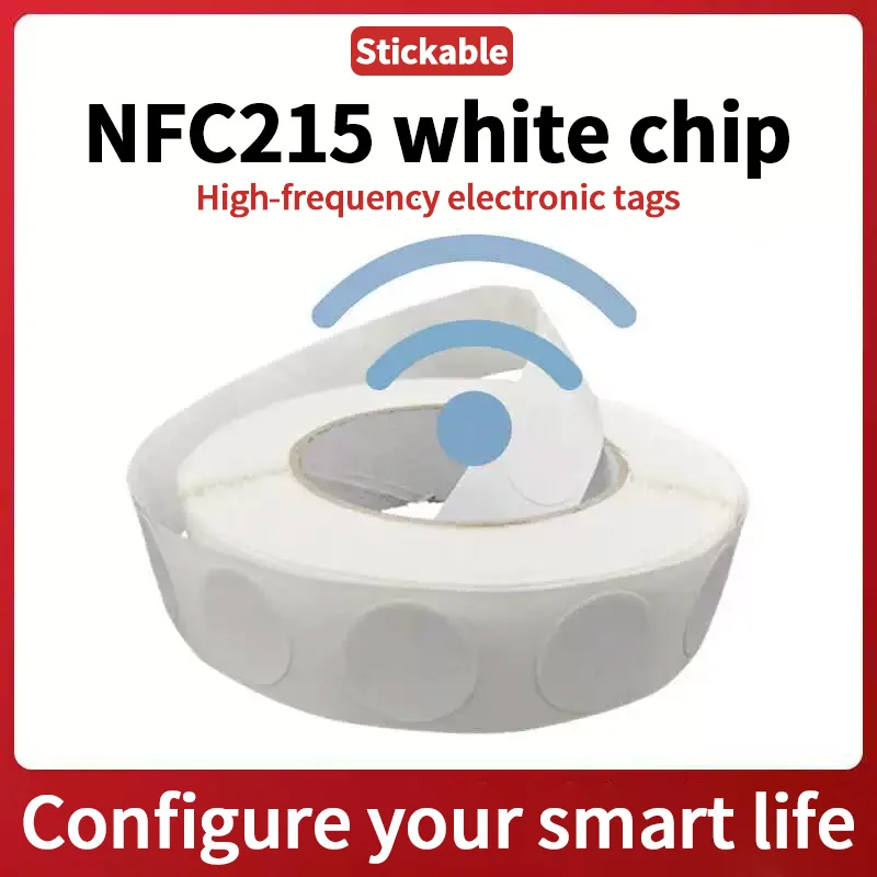 Etiqueta electrónica NFC RFID chip inteligente de alta frecuencia 13,56 MHZ autoadhesivo protocolo iso 14443-A WIFI Bluetooth vida inteligente