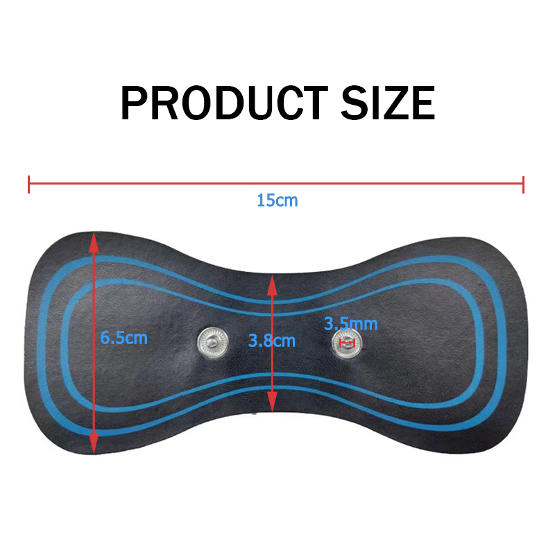 Zehn Massage Elektroden Pads Für EMS Neck Massager Gel Patch Zubehör Trainer Exerciser Ersatz Muskel Stimulator Aufkleber