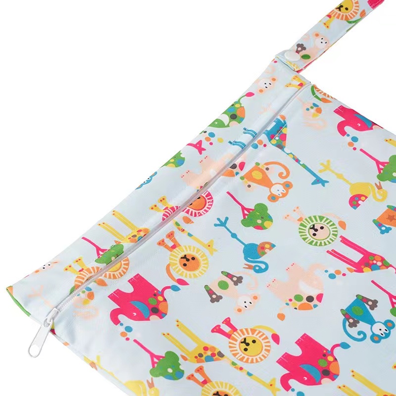 28*30 センチメートル防水ウェットバッグ洗える再利用可能な旅行ビーチプールベビーカーおむつ汚れた体操服ウェット水着トイレタリー