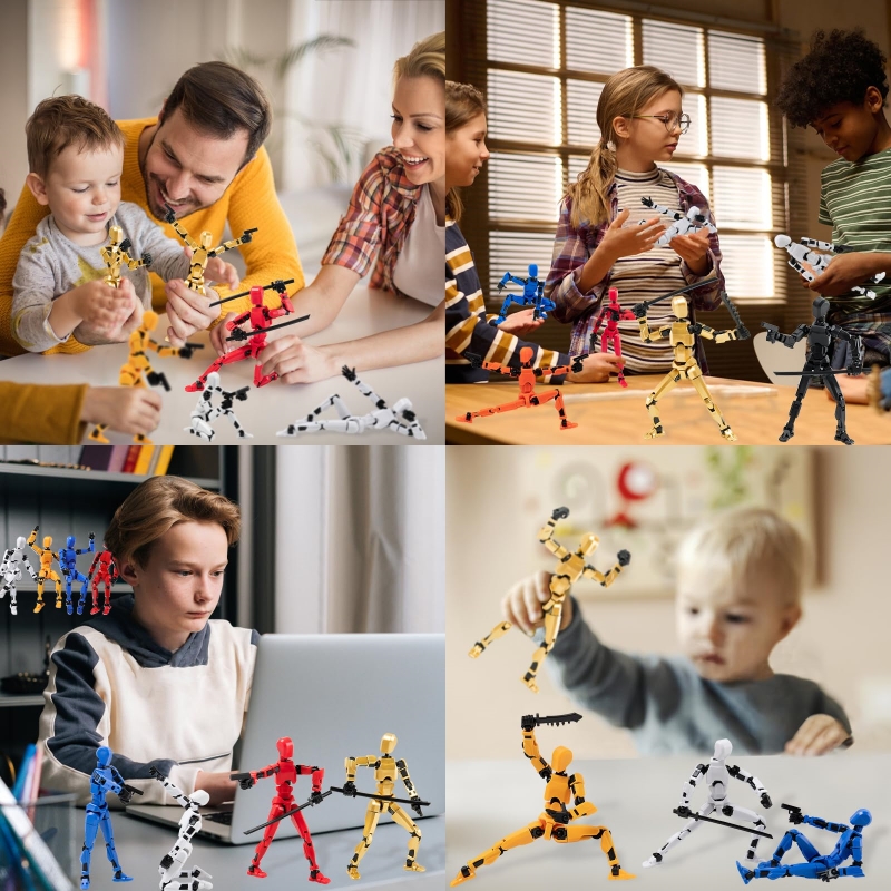 Фигурка T13 Titan 13 Фигурка-манекен Lucky 13, экшн-фигурка с 3D принтом, многошарнирная подвижная фигурка Nova 13, игрушка