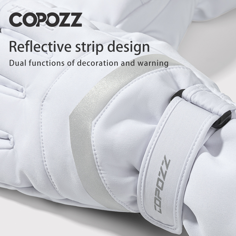 COPOZZ gants de Ski d'hiver Hipora diaphragme 3M Thinsulate gants de Snowboard thermique chaud écran tactile gants de Ski hommes femmes