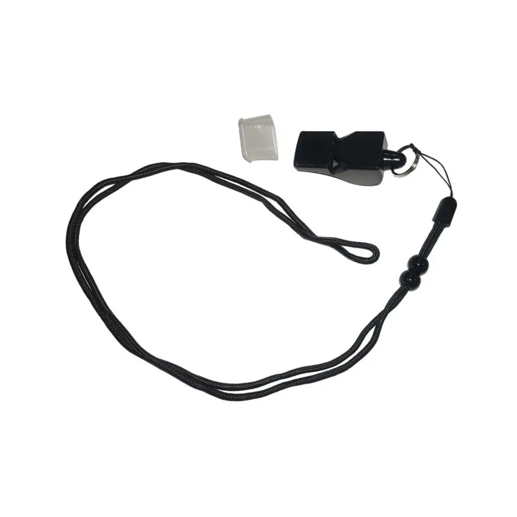 Silbatos de árbitro deportivo, silbatos con cordón para deportes, emergencias,