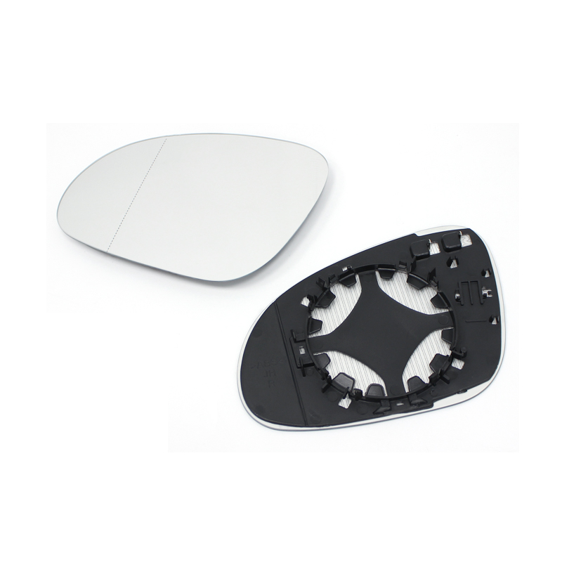 Vw ゴルフ 5 Mk5 2003 - 2008 ジェッタパサート B6 2006-2009 左右ドアサイド加熱ウイングミラーガラスバックミラーバックミラープレート