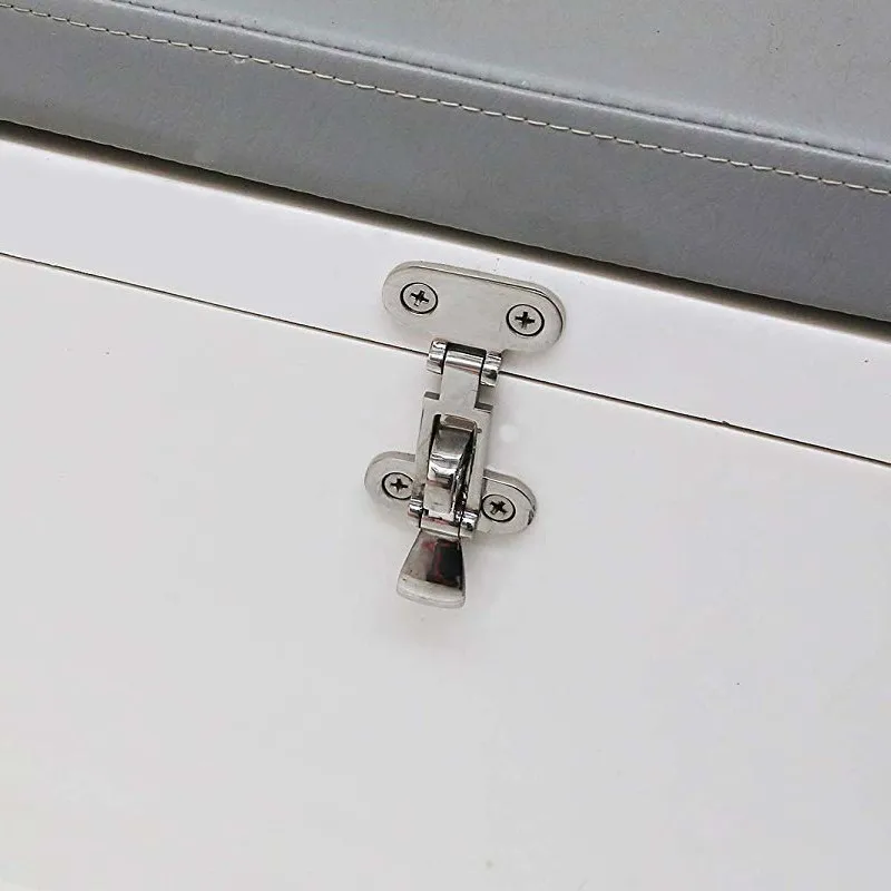1pc Marine Boot Edelstahl Deck Lock Down Clamp Deck Haspe Locker Anti-Rassel Latch Verschluss marine hardware wäsche rutsche tor