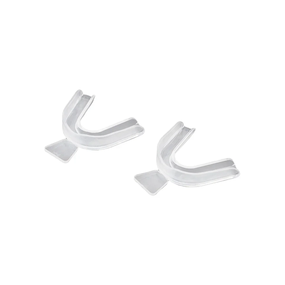 Protector nocturno Dental transparente para rechinar los dientes, bruxismo, protección del sueño, bandejas para la boca superior e inferior, blanqueamiento, 2 uds.