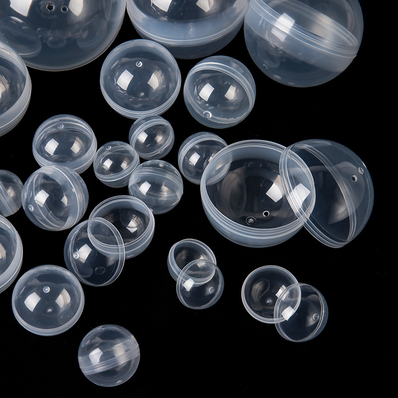 子供用のプラスチック製カプセルのおもちゃの保管,空のボックス,5種類のシェル,プラスチックボール容器,パーティーのお気に入りのギフト,10個