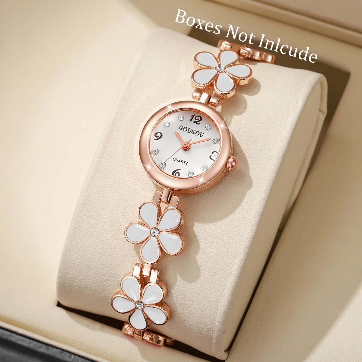 Moda flor pulseira pulseira relógios femininos senhoras diamante árabe numeral dial relógios de pulso reloj mujer (sem caixa)