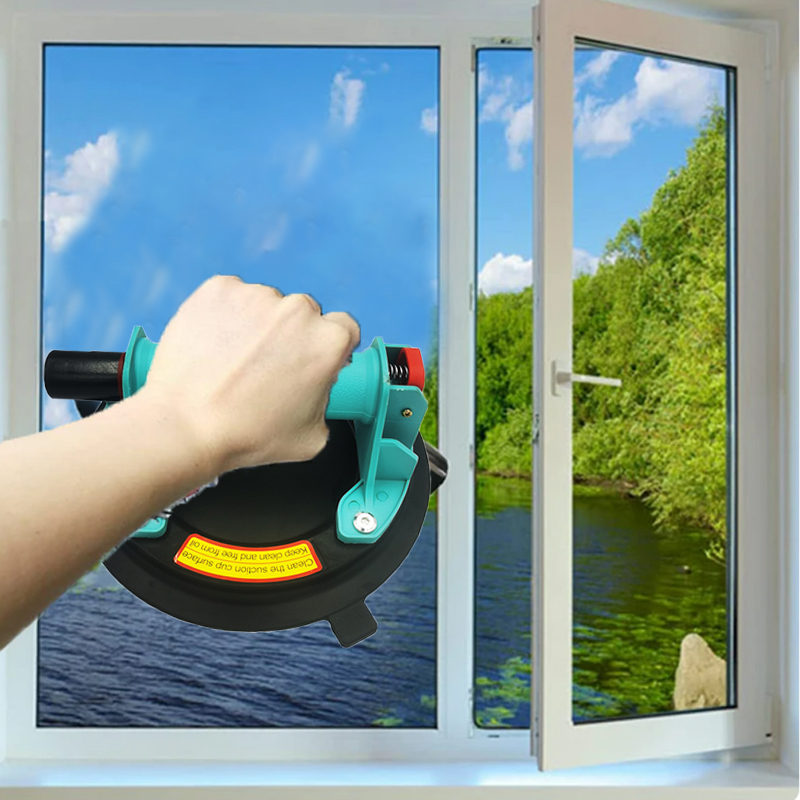 NEUER 8-Zoll-Vakuum-Saugnapf 220 kg Tragekapazität Hochleistungs-Glas-Saugnapf-Heber für manuelles Heben von Granitfliesen und Glas