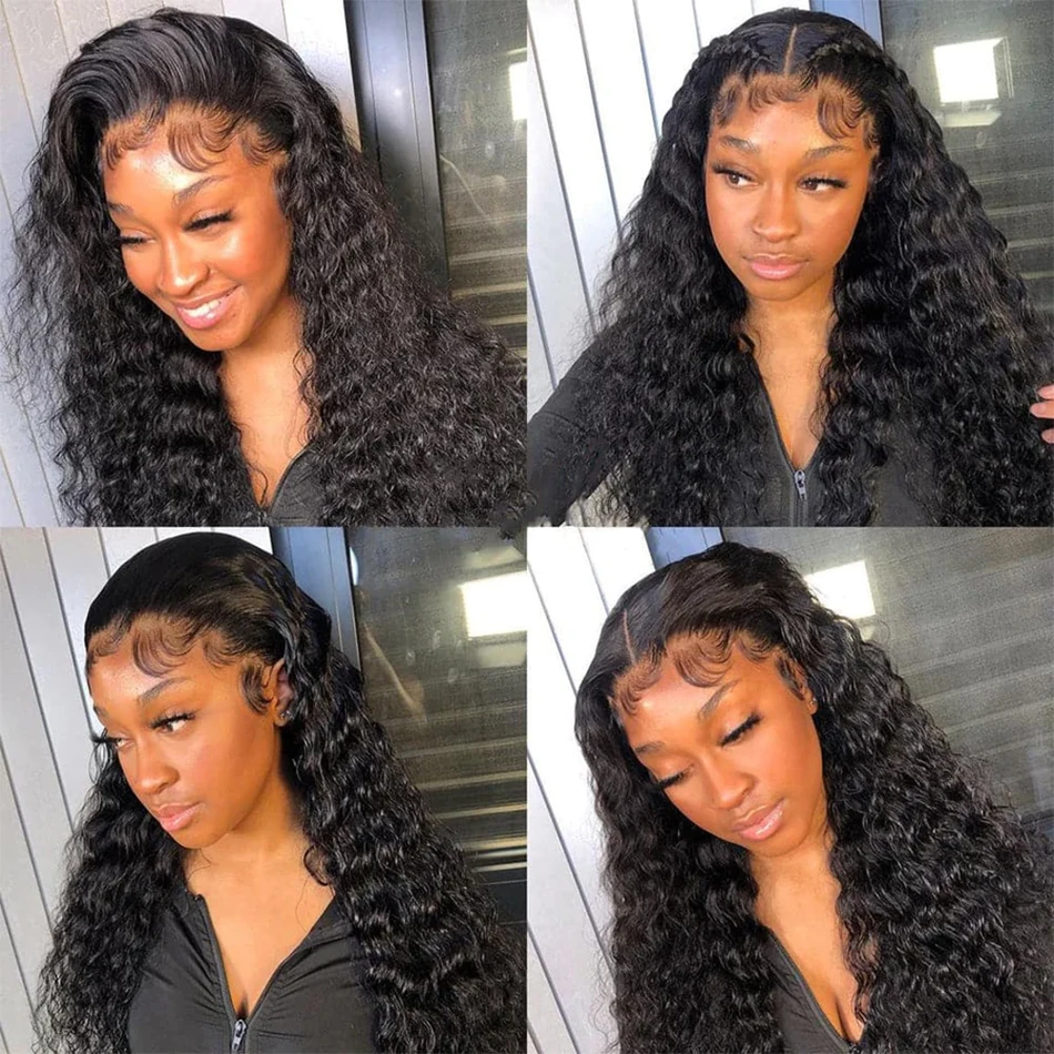 30นิ้ว Deep Wave 1 3 4ช่อผมผมมาเลเซียรวมกลุ่ม100% Virgin Depp น้ำ Curly Bundles ส่วนขยาย tissage