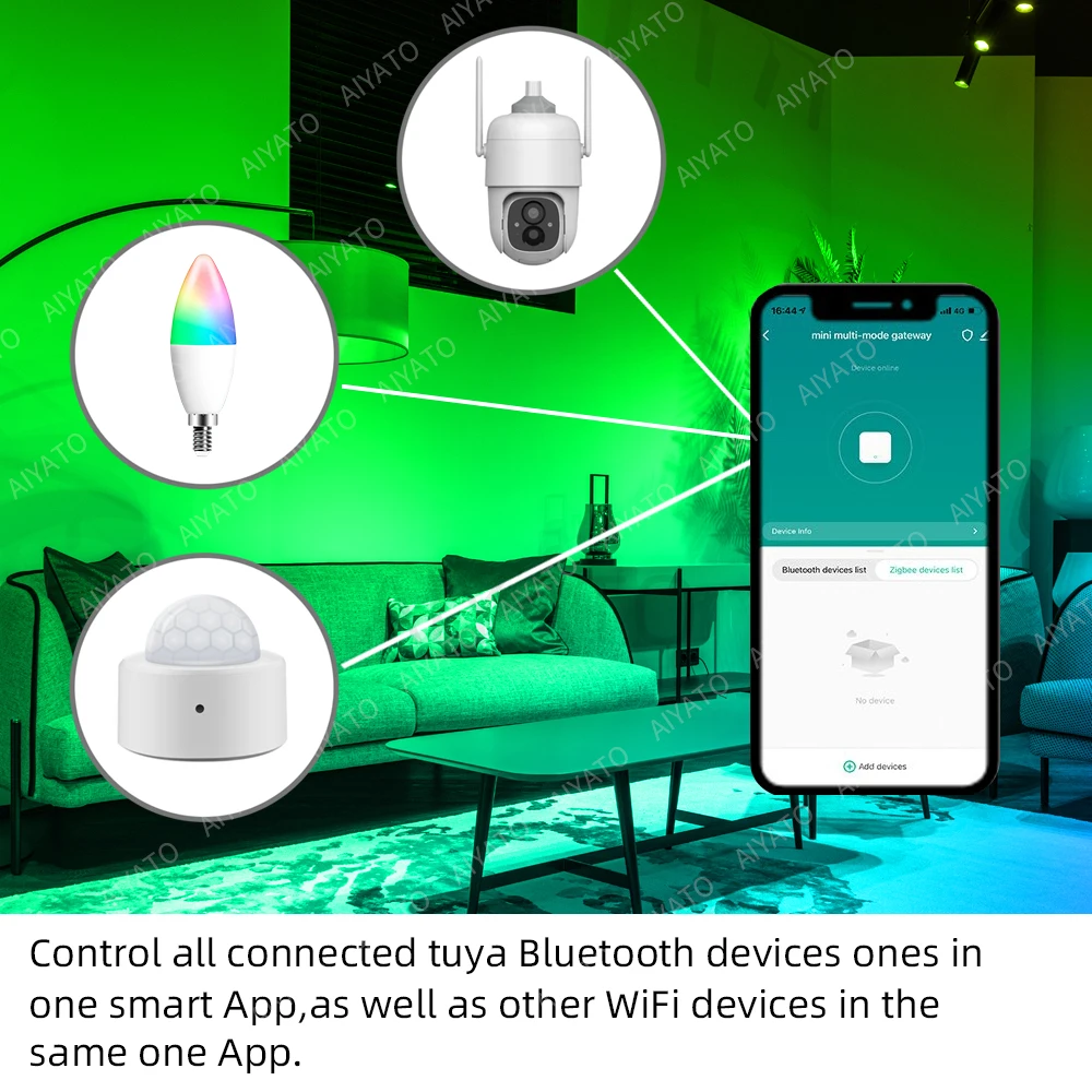 Tuya-Hub de enlace Bluetooth para hogar inteligente, puente inalámbrico, aplicación remota, dispositivo de automatización de Control, funciona con Alexa y Google