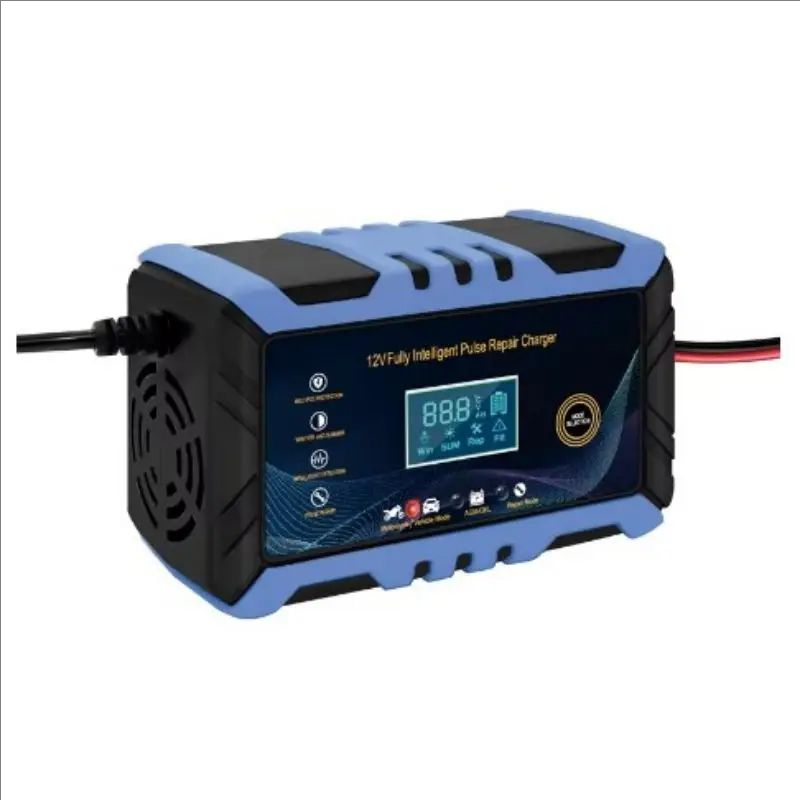 車とオートバイのバッテリー充電器、充電装置、鉛蓄電池のインテリジェントメンテナンス、自動車、6a、12v