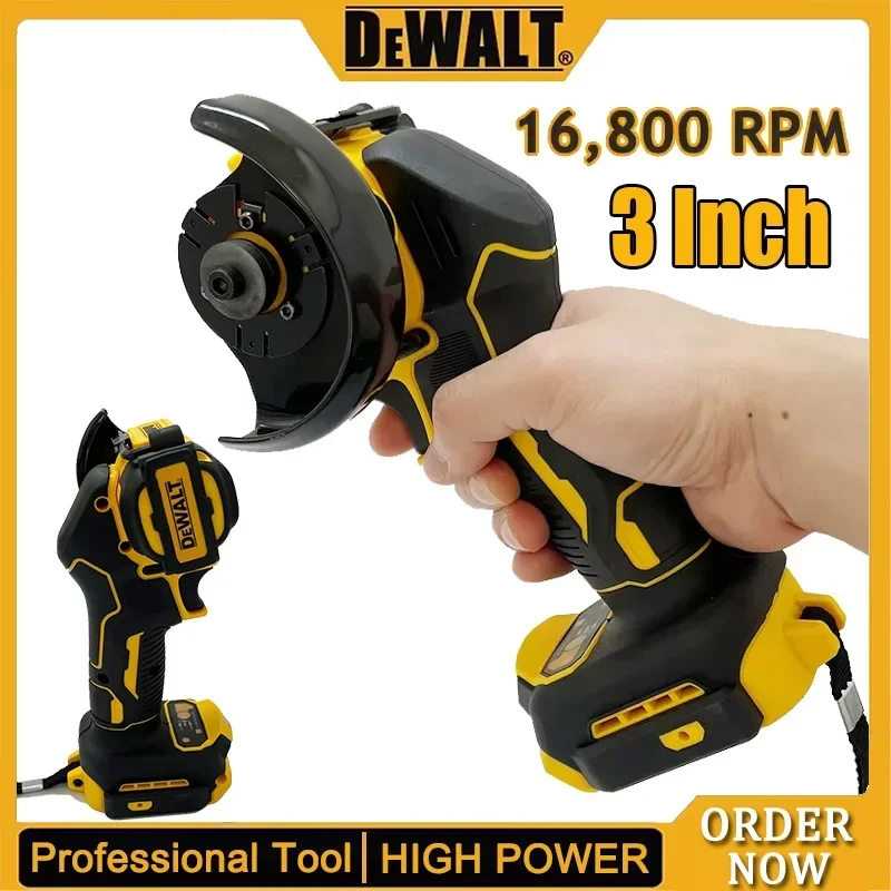 DEWALT-Mini amoladora angular con batería de 20V y 18V, pulidora inalámbrica, amoladora eléctrica de corte de diamante, herramientas eléctricas