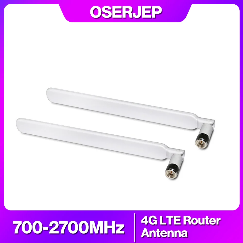 2 uds antena interior 4G LTE TD-LTE FDD-LTE 4g antena de paleta para Huawei B593 B880 B310 B315 antena de conector macho SMA