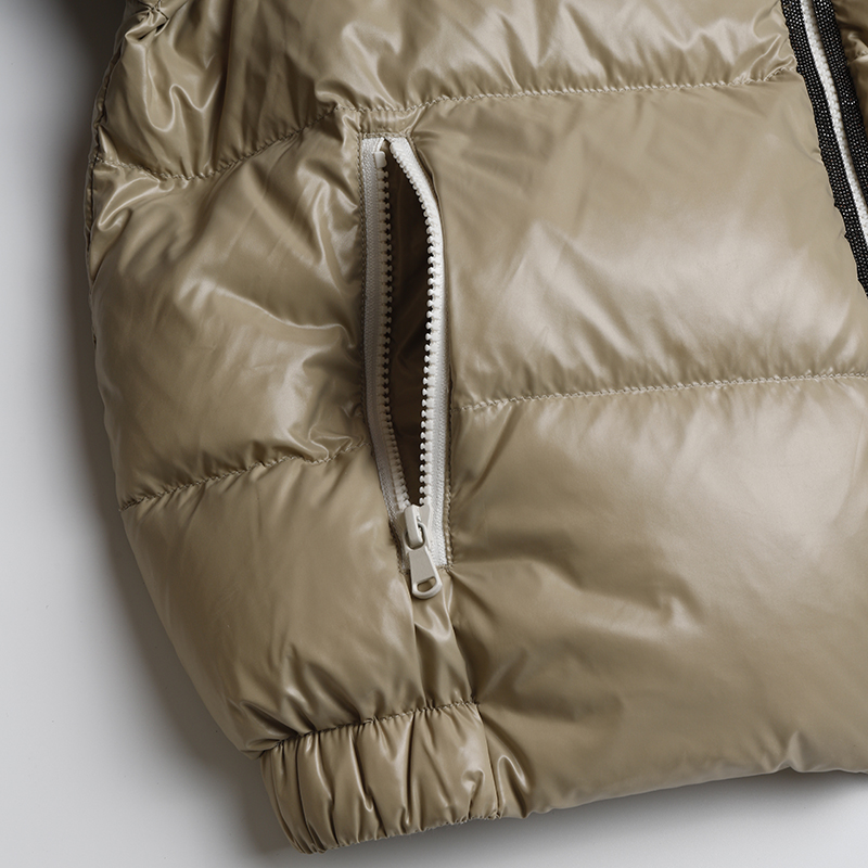 女性用ジッパー付きダックダウンジャケット,バブルオーバーコート,女性用フード付き衣類,白,冬,CA-35