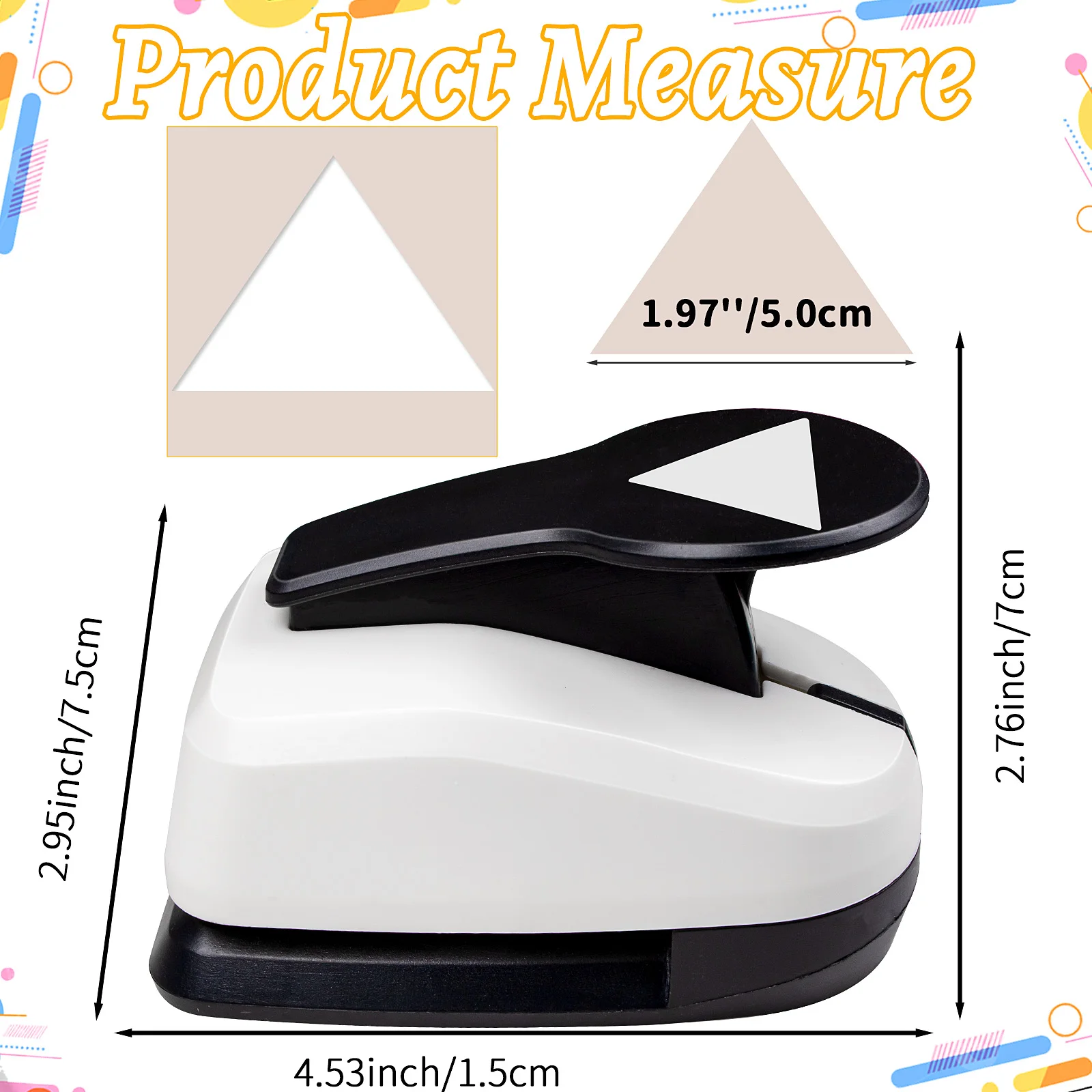 Paper cutter for crafts Hole Puncher Punches Tool 2 inch 50mm Square Paper Shapes for card making custom scrapbooking