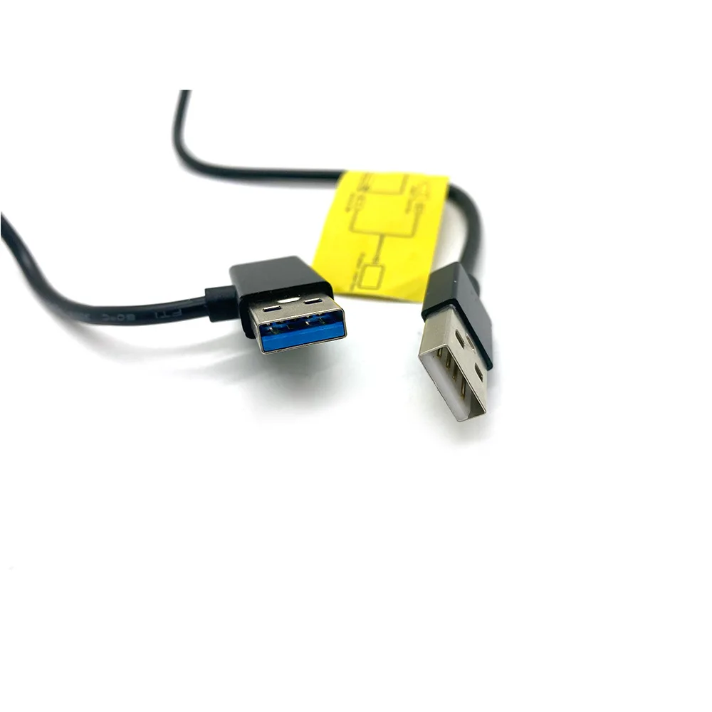USB-кабель питания 2 в 1, автомобильное зарядное устройство CarlinKit, AI Box, Android-ключ, ТВ-приставка и т. д.