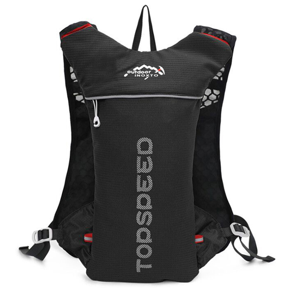 INOXTO วิ่ง Ultra-Light 5L กระเป๋าเป้สะพายหลังวิ่ง Hydration Trail กระเป๋าเป้สะพายหลังมาราธอนกลางแจ้งจักรยาน2L น้ำกระเป๋า Marathon Race