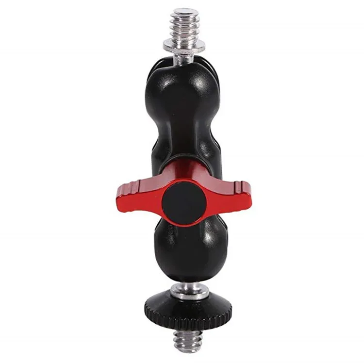 Super Clamp Ball Mount Clamp Magic Arm Super Clamp Multi-function Ball Head with 1/4 Thread for GPS Phone Monitor Video Light