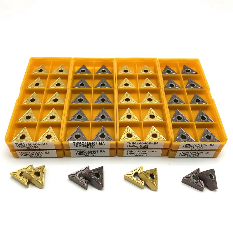 TNMG 160404   TNMG 160408 -MA VP15TF/UE6020 insertos de carburo inserto de torneado herramienta de torneado externo herramientas de torno CNC procesamiento de acero