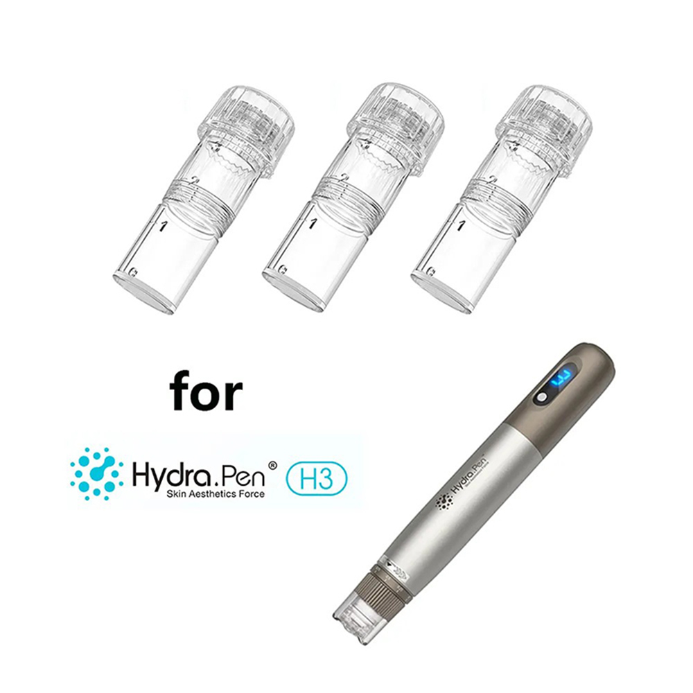 10 Pcs Hydra.Pen H3 Needles Cartridges H12 H24 H36 Nano HS Nano-HR Adjustable Liquid Output 3ml Serum Applicator Dermapen Derma