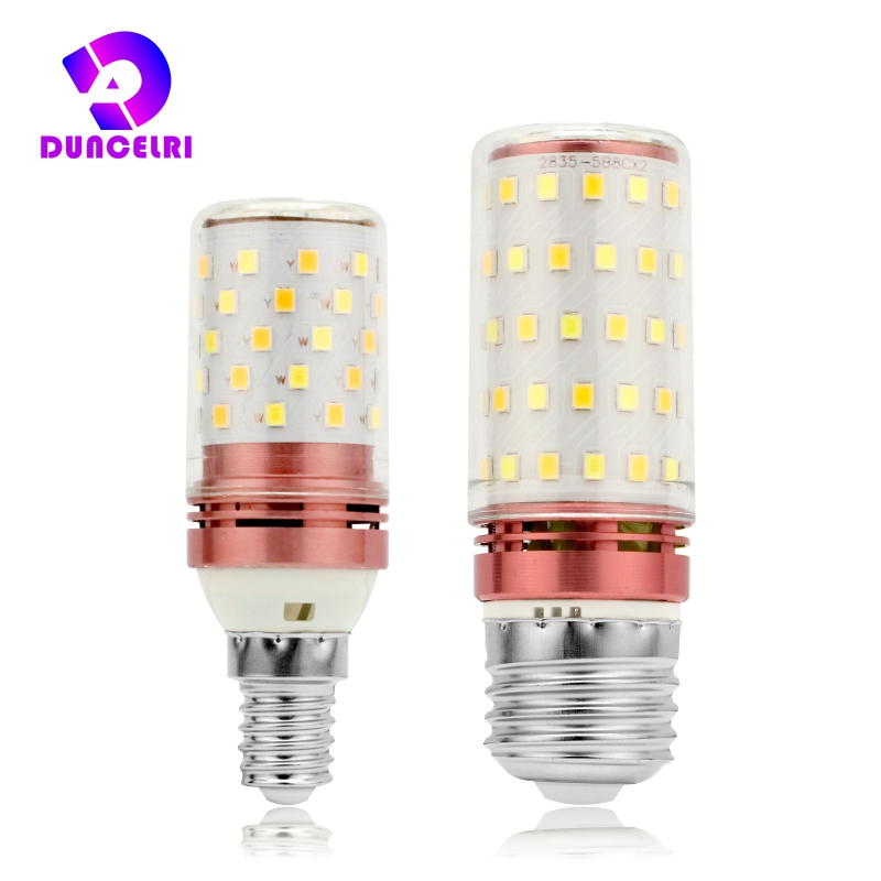 Lampara Led E27 E14 Ngô Bóng Đèn 6W 8W 60/80 Đèn Led SMD2835 220V 110V Đèn LED Trang Trí Nhà Đèn Chùm Nến