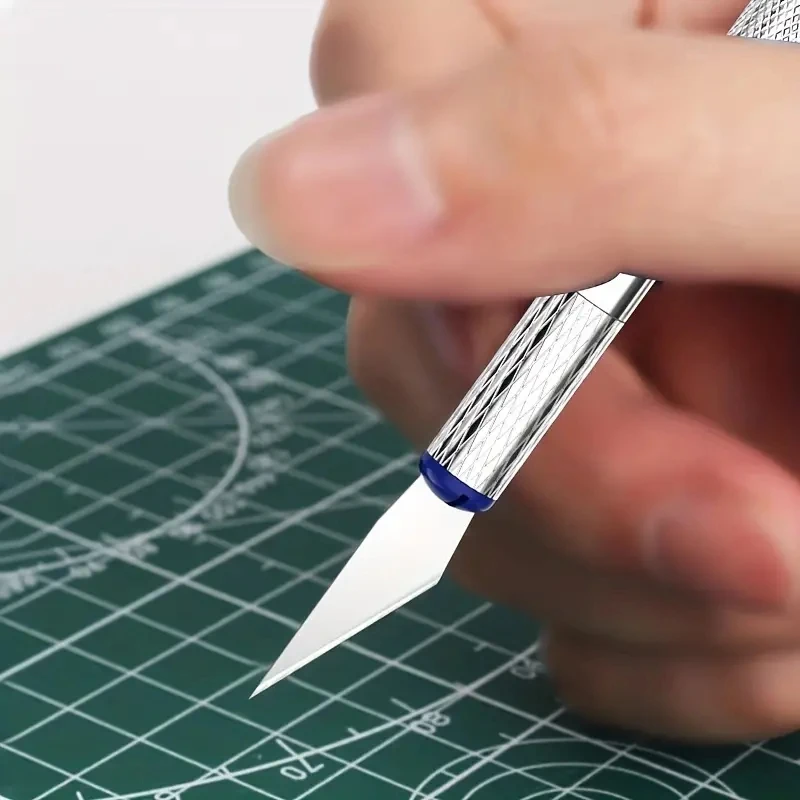 13pcs โลหะแกะสลักมีดปากกา Art Seal ตัดคู่มือผสมกระดาษตัดลื่น Gadget DIY Precision Repair เครื่องมือ