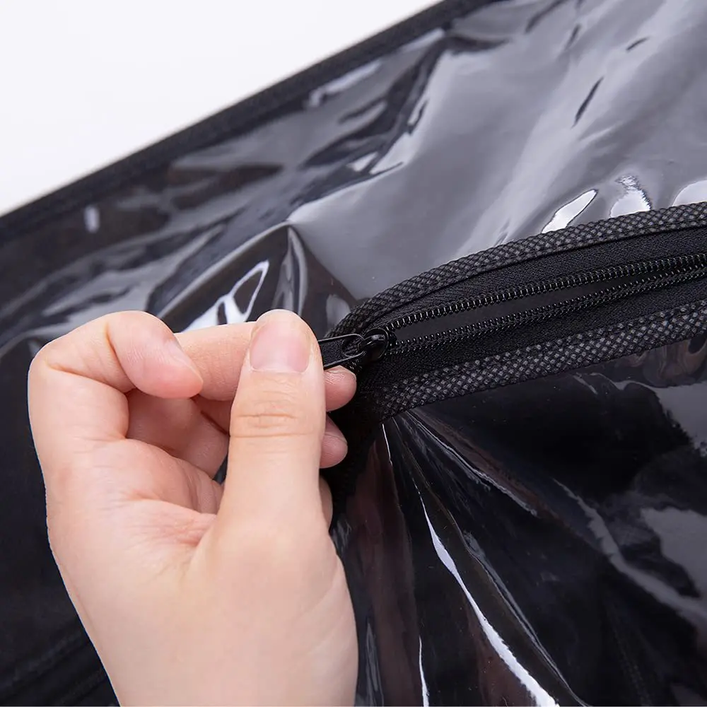 Saco de armazenamento de peruca extra longo saco de armazenamento de extensão de cabelo com cabide para perucas extensões de cabelo peruca saco com cabide de peruca