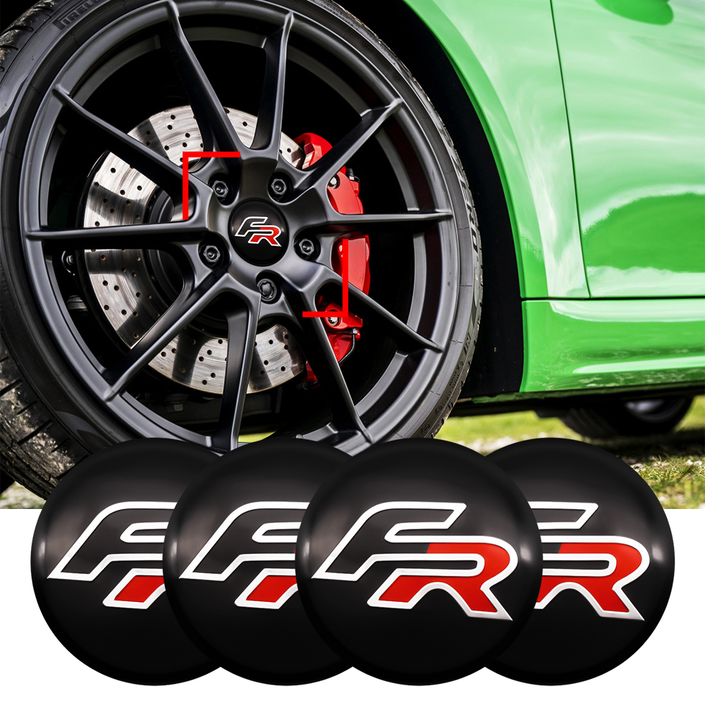 4pc 56 + 60mm tampa do cubo da roda do carro adesivos auto aro capa emblema emblema para assento leon cupra mk1 mk2 ibiza 6j 6f 1p 5f fr altea